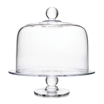 Simon Pearce Hartland Cakeplate and Dome Set, Medium