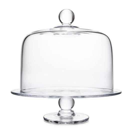 Simon Pearce Hartland Cakeplate and Dome Set, Medium