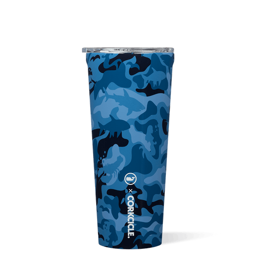 Corkcicle 24 oz Vineyard Vines Tumbler - Blue Camo