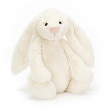 Load image into Gallery viewer, Jellycat I Am Large Bashful Cream Bunny monogramed with Grace in Ear