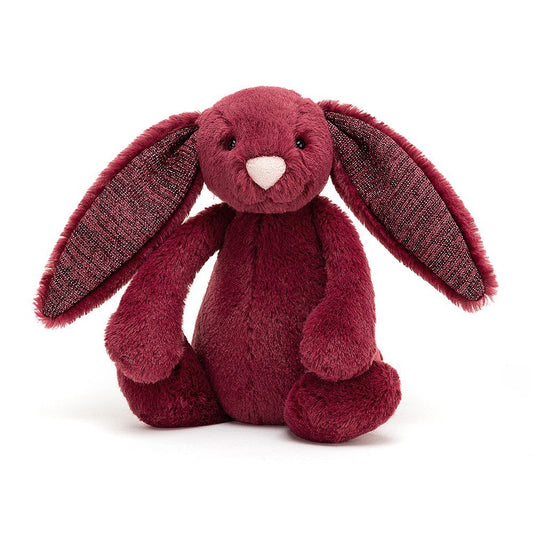 Medium Bashful Sparkly Cassis Bunny, Jellycat
