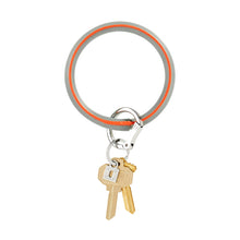 Load image into Gallery viewer, Oventure Leather Big O Key Ring - London Fog