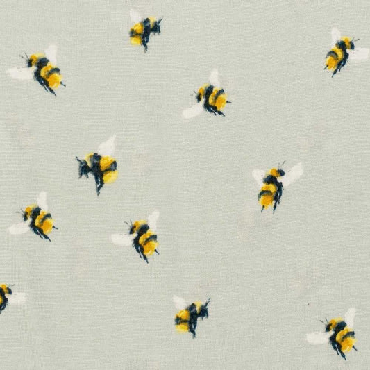 Milkbarn Bumblebee Muslin Fitted Crib Sheet