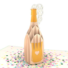 Load image into Gallery viewer, Lovepop Champagne Pop 3D Card