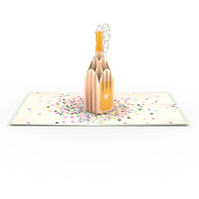 Load image into Gallery viewer, Lovepop Champagne Pop 3D Card