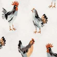 Load image into Gallery viewer, Organic Kerchief Bib in Chicken, Milkbarn