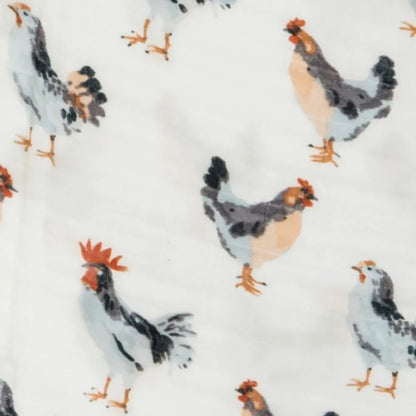 Milkbarn  Organic Cotton Chicken Swaddle