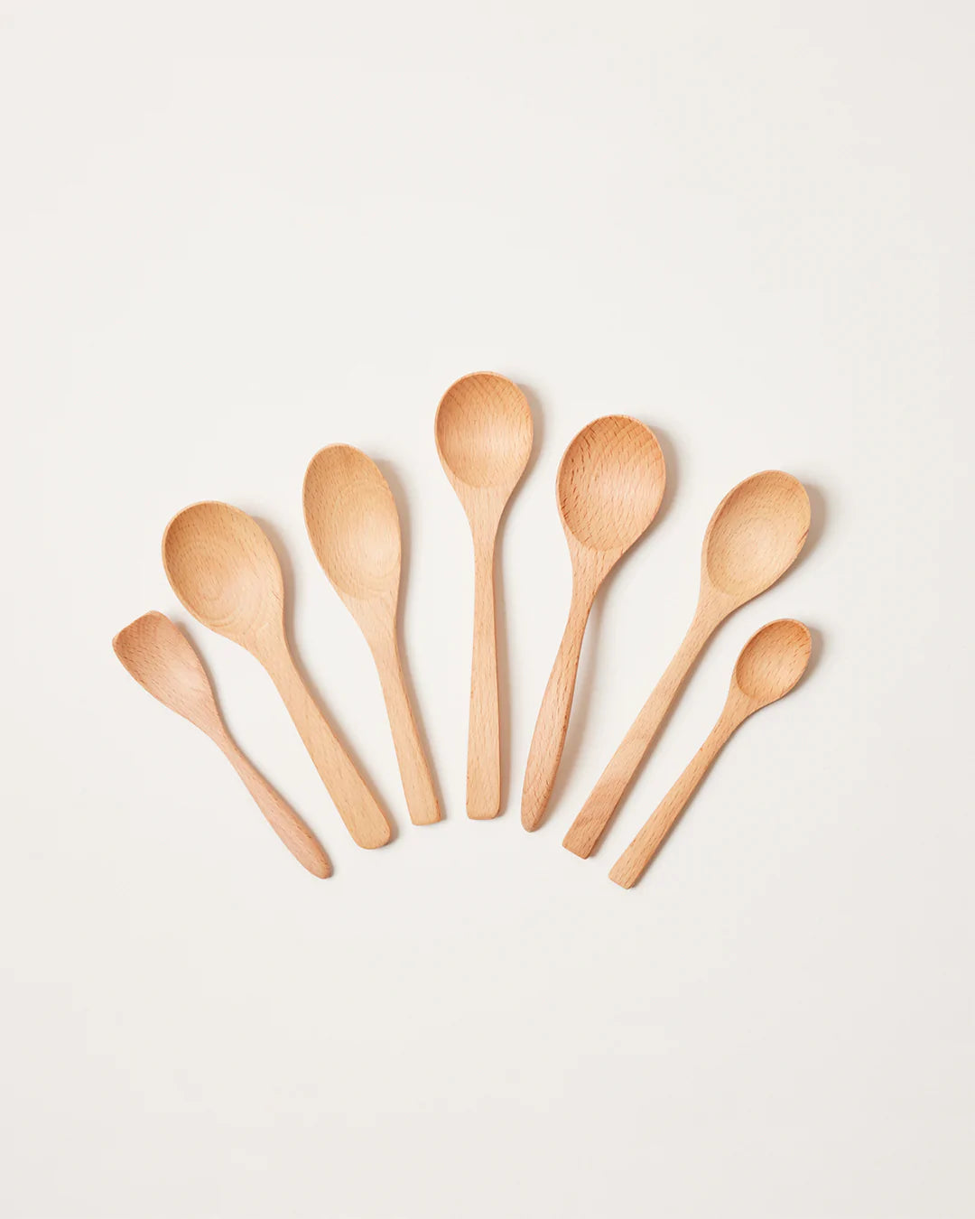 Farmhouse Pottery Essential Kitchen Little Spoon Set of 7 Beech