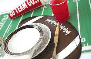 Die-Cut Football Paper Placemats