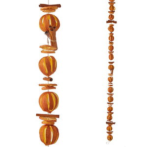 5.5' Orange and Cinnamon Stick Garland