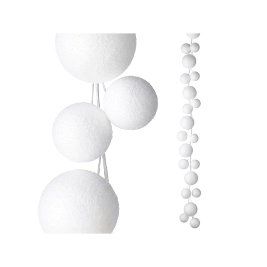 5.5' Snowball Garland