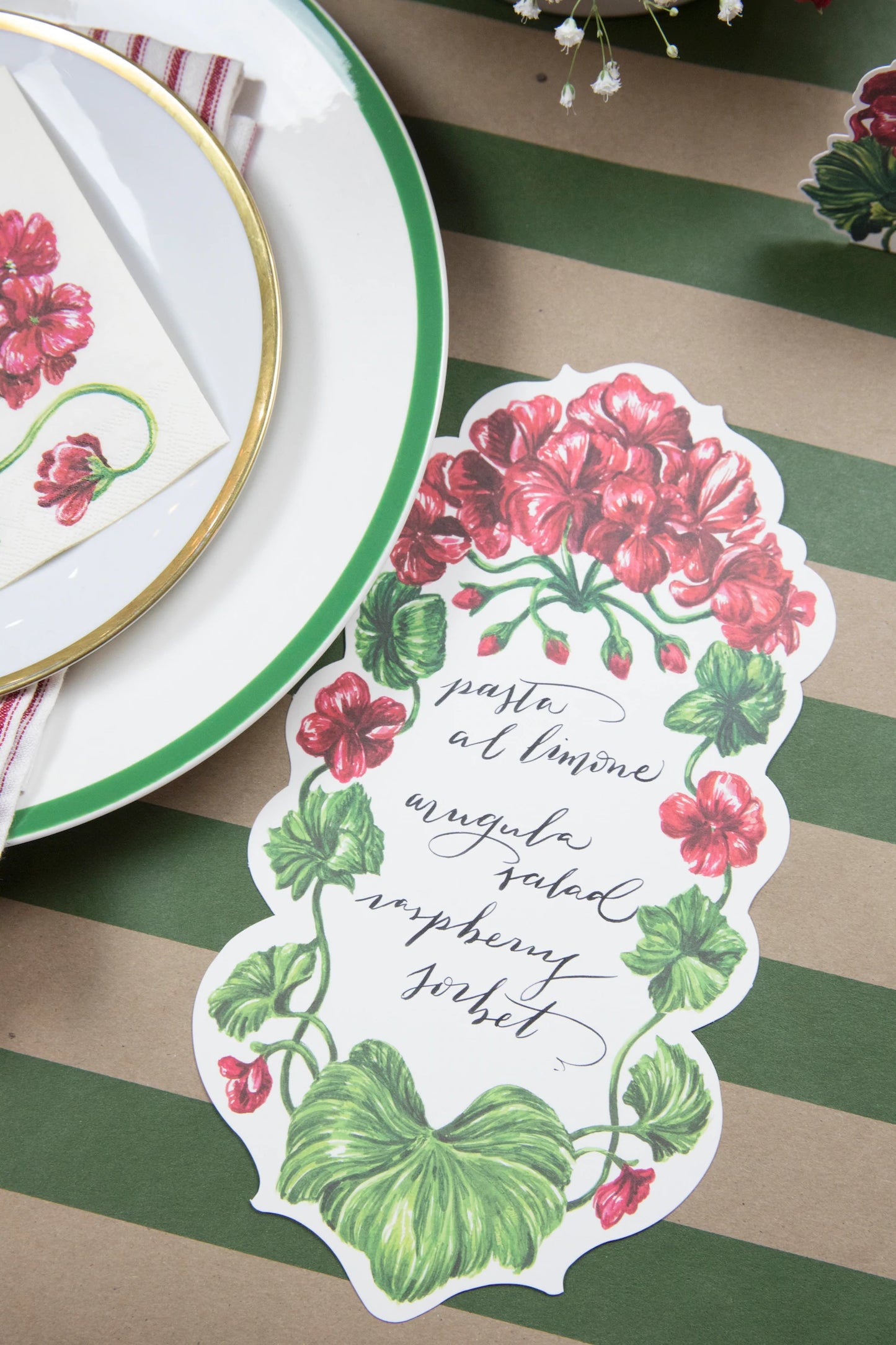 Geranium Table Accent
