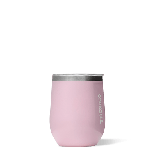 Corkcicle 12 oz Classic Stemless - Rose Quartz