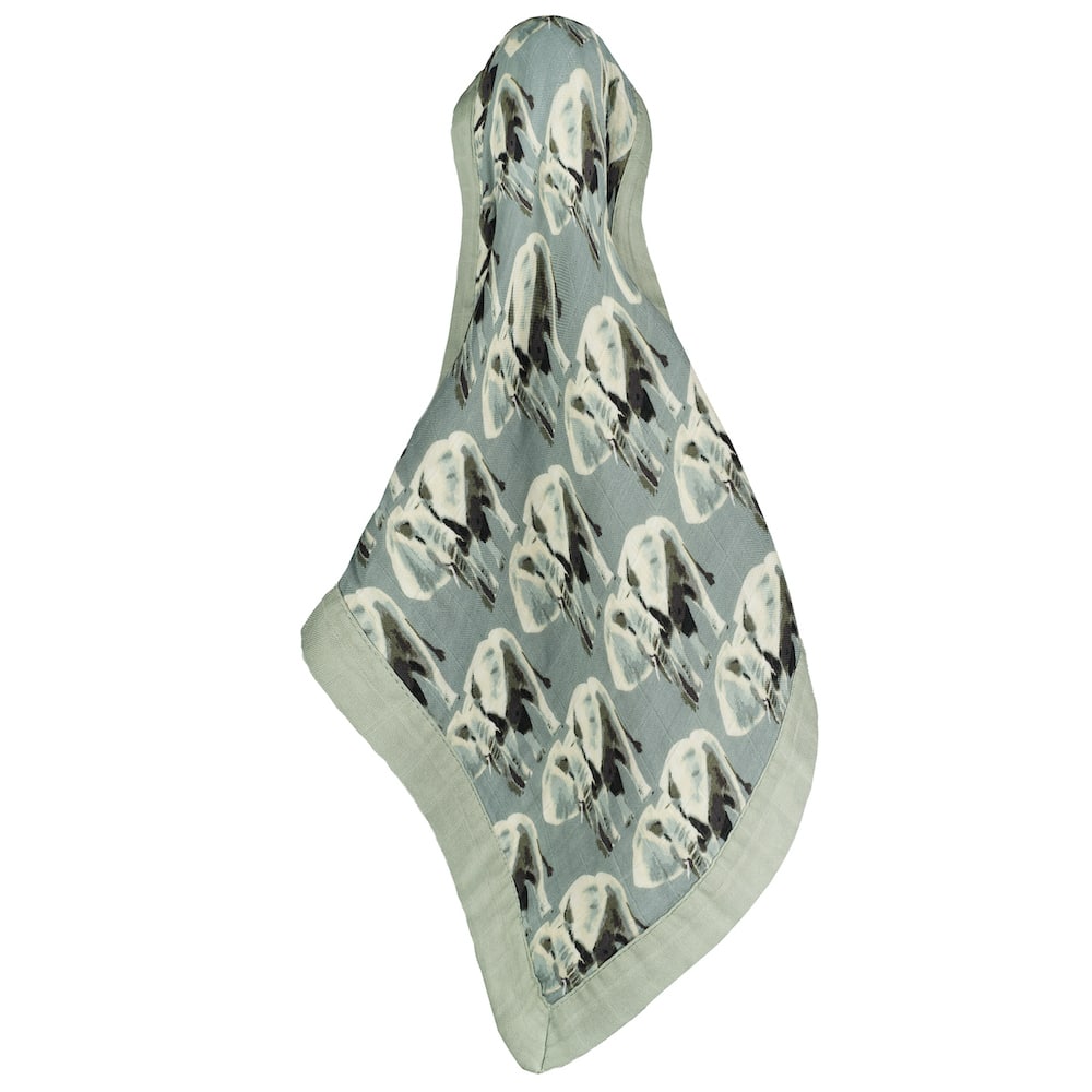 Milkbarn Mini Grey Elephant Lovey Blanket