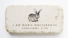 Load image into Gallery viewer, Twelve Stone Art Half Block Bunny (Ephesians 2:10)