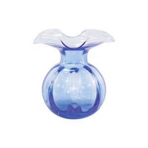 Vietri Hibiscus Glass Cobalt Vase