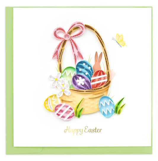 Quilling Card - Easter Basket