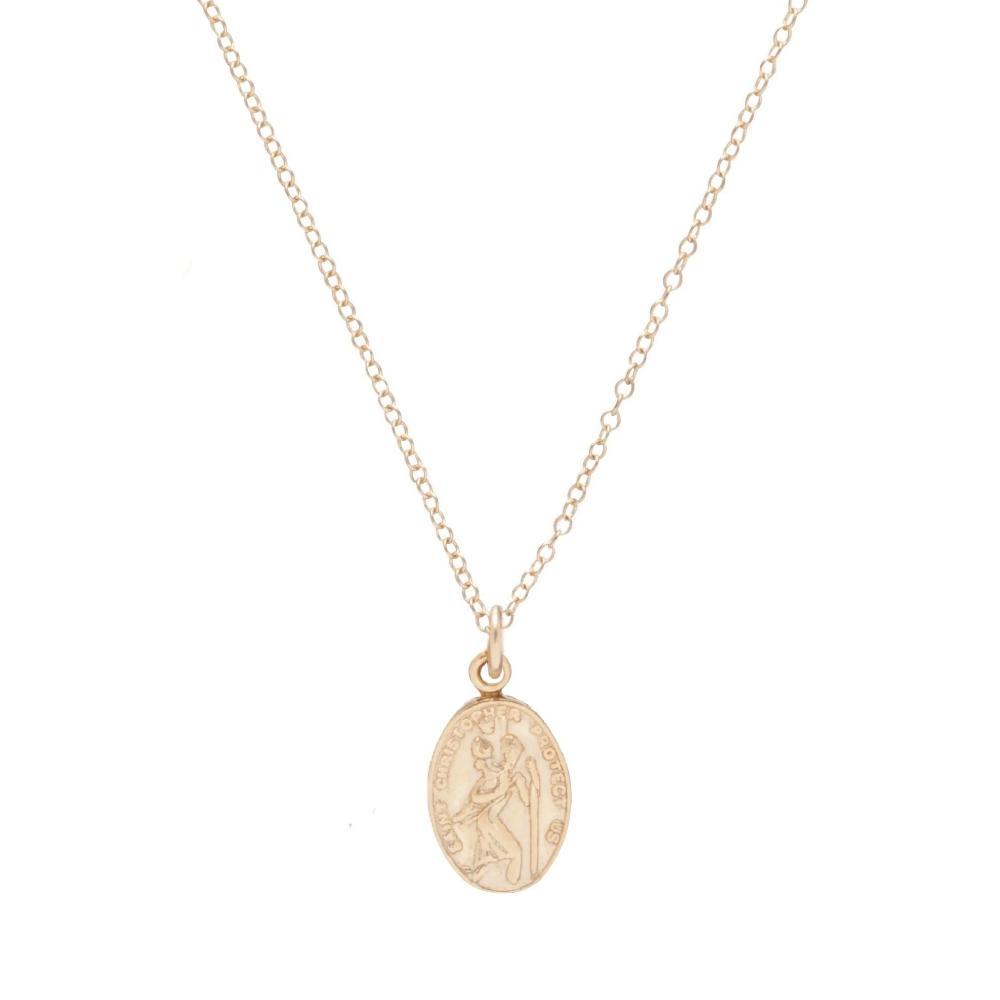 enewton 16" Necklace Gold - Protection Small Gold Charm