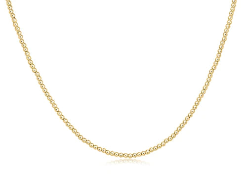 enewton 15" Choker Classic Gold 2mm Bead