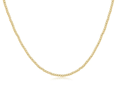 enewton 15" Choker Classic Gold 2mm Bead
