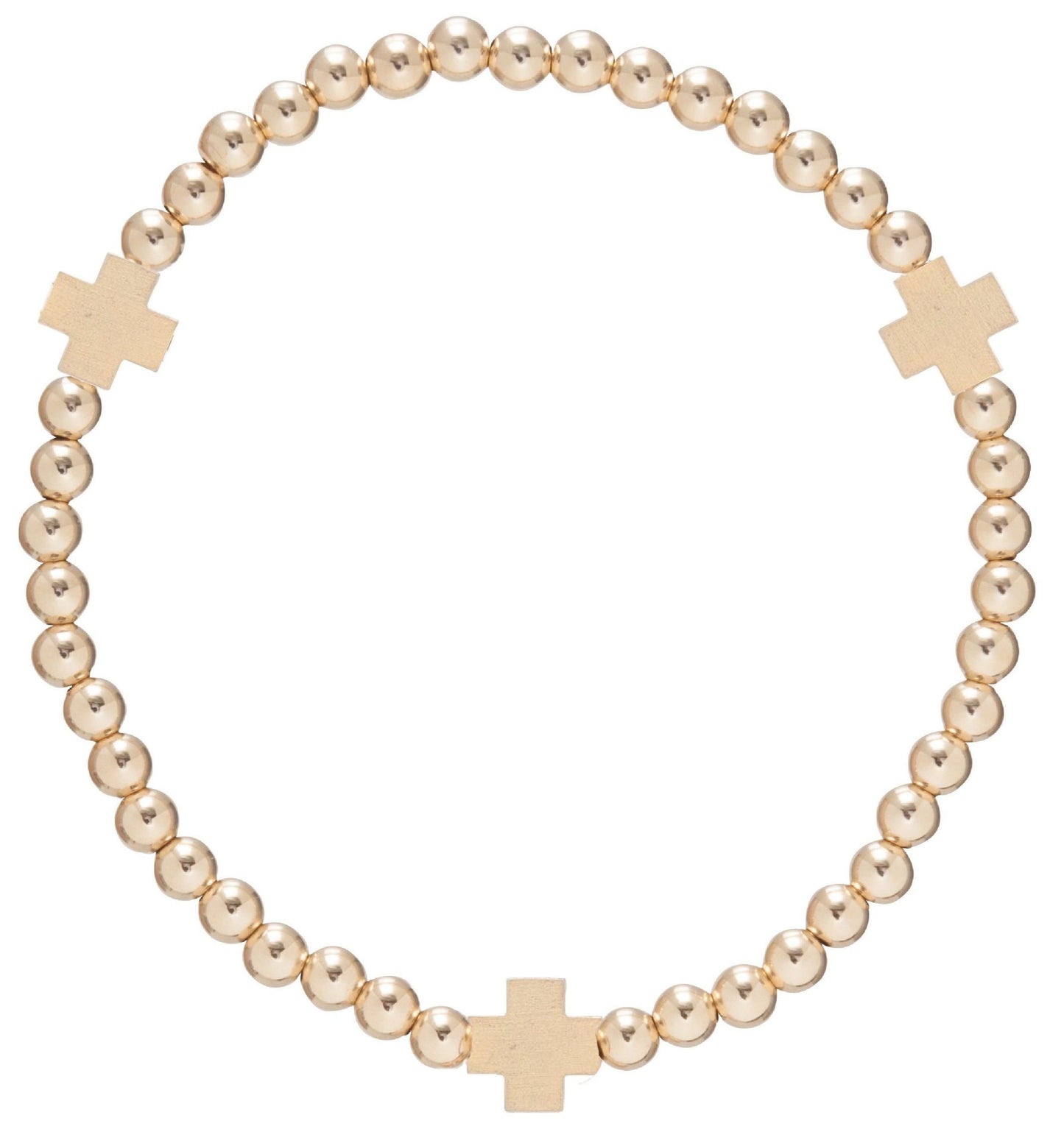 enewton Signature Cross Bracelet Gold - Gold
