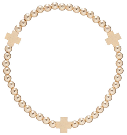 enewton Signature Cross Bracelet Gold - Gold