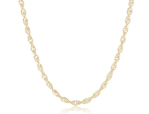 enewton 15" Choker Rope Chain Gold