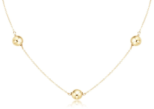 enewton 17" Choker Simplicity Chain Gold 8MM