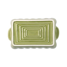 Load image into Gallery viewer, Vietri Italian Bakers Green Small Rectangular Baker