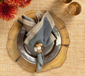 Kim Seybert Woodland Placemat in Natural and brown