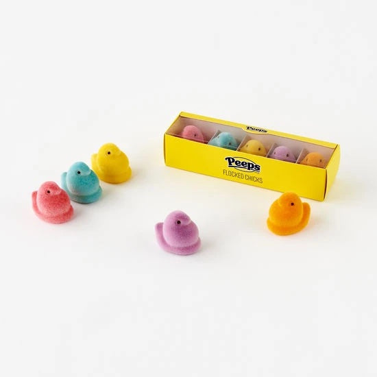 Small Flocked PEEPS® Boxed Set of 5