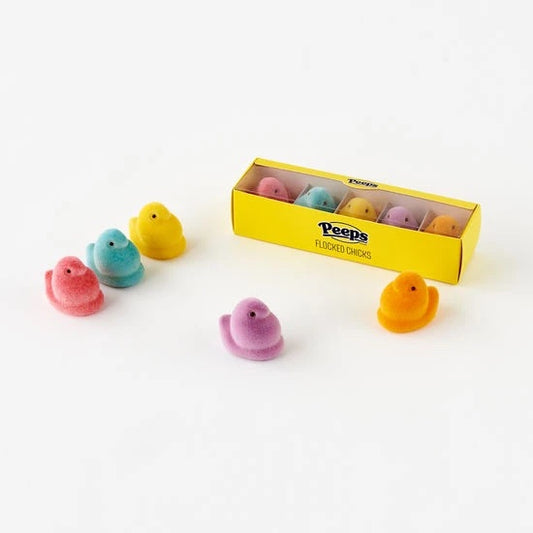 Small Flocked PEEPS® Boxed Set of 5