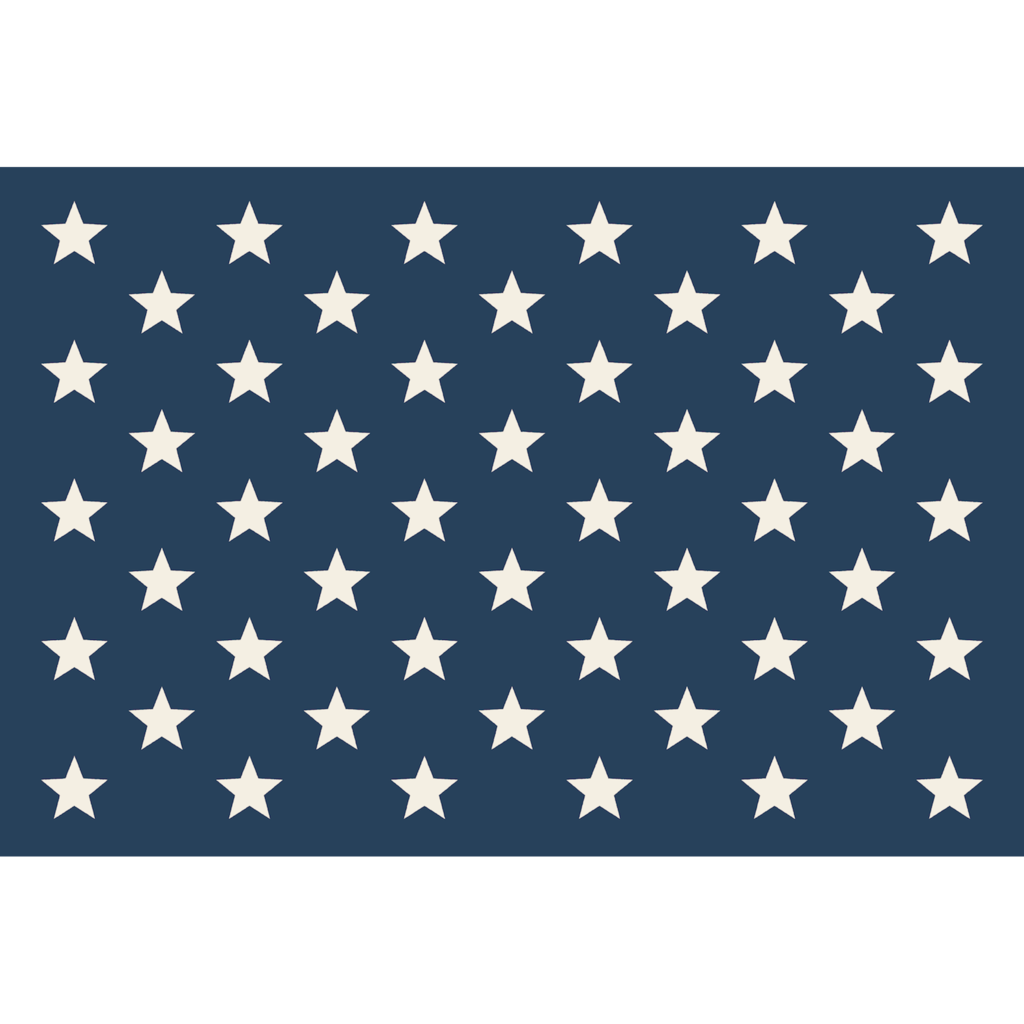 Stars on Blue Paper Placemats - 24 Count