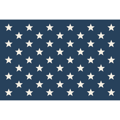 Stars on Blue Paper Placemats - 24 Count