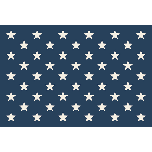 Stars on Blue Paper Placemats - 24 Count