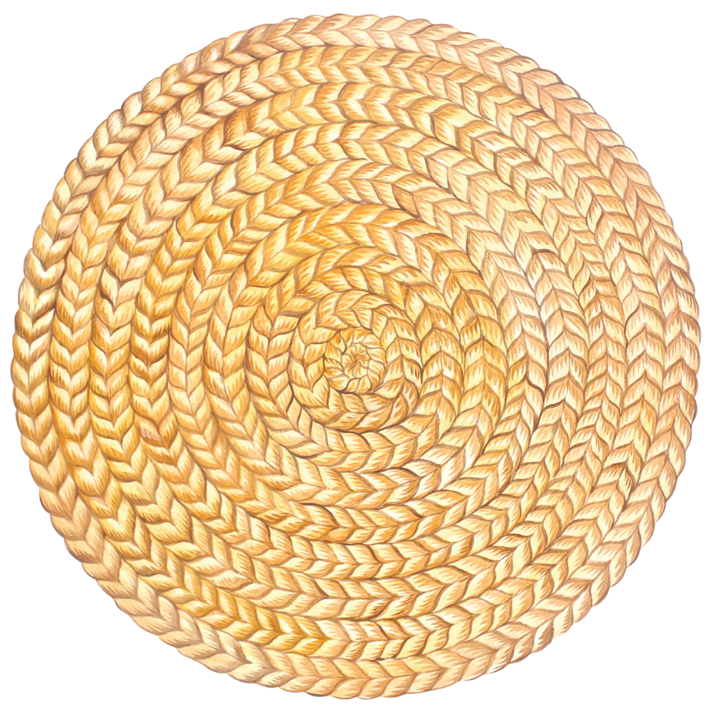 Die-Cut Braided Jute Paper Placemats