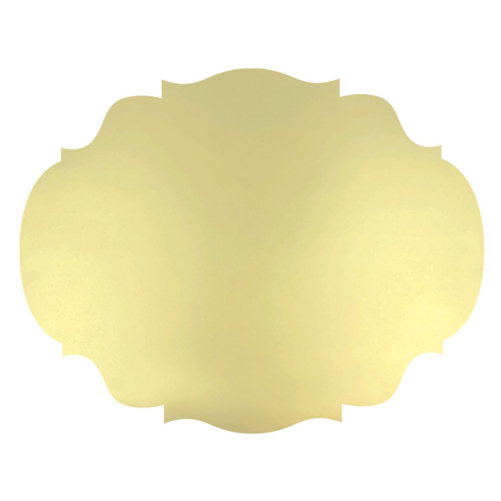 Hester & Cook Die-cut Gold French Frame Placemat