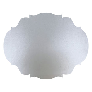 Hester & Cook Die-cut Silver French Frame Placemat