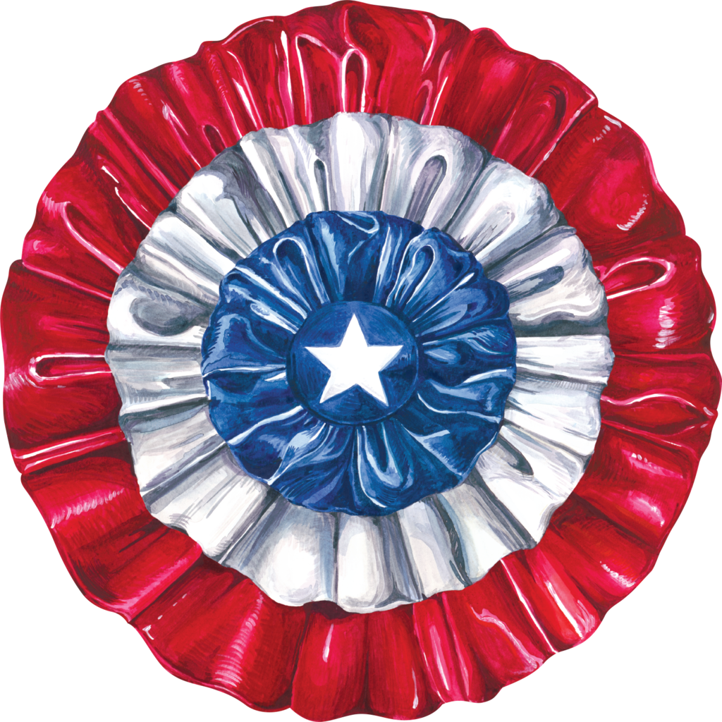 Die-Cut Star-Spangled Placemat - 12 Sheets
