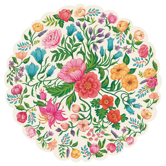 Die-Cut Sweet Garden Posey Placemat - Pack of 12