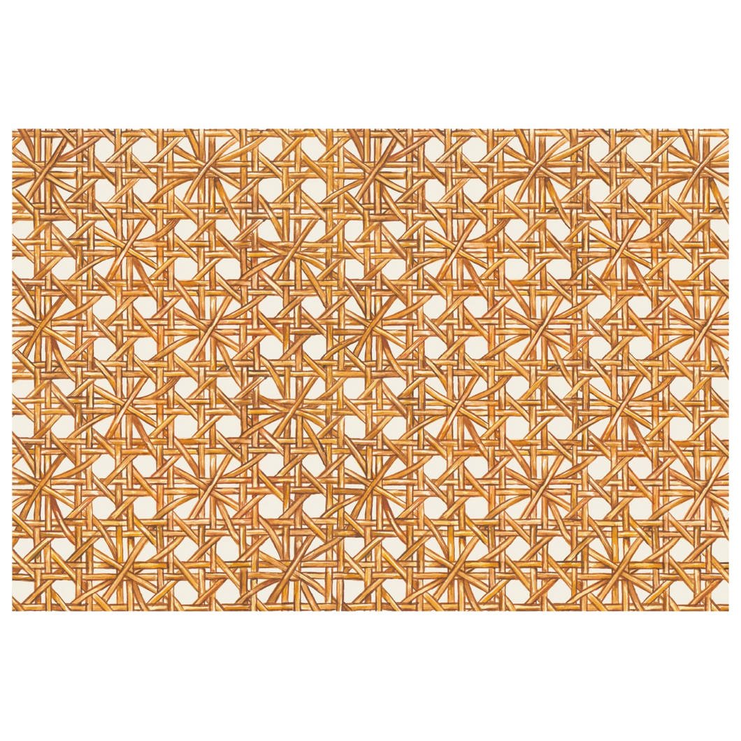 Rattan Weave Paper Placemats