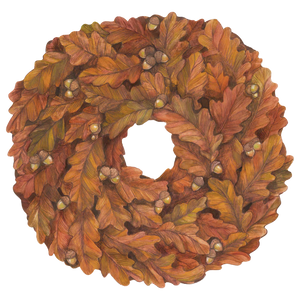 Hester & Cook Die-Cut Autumn Wreath Placemat