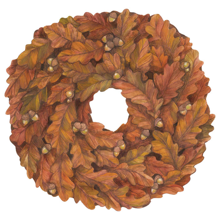 Hester & Cook Die-Cut Autumn Wreath Placemat