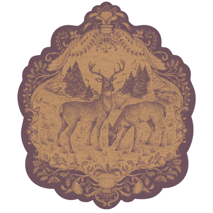 Hester & Cook Fable Fauna Die Cut Placemat