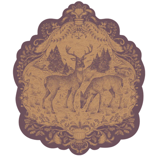 Hester & Cook Fable Fauna Die Cut Placemat