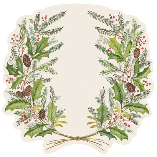 Hester & Cook Christmas Sprigs Die Cut Placemat