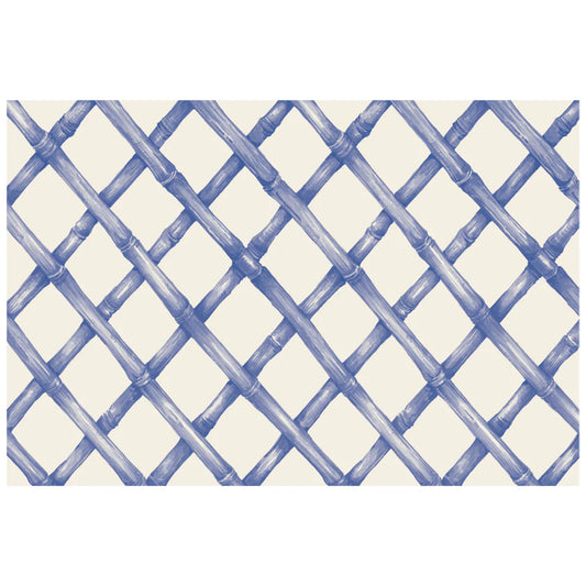 Hester & Cook Blue Lattice Placemats