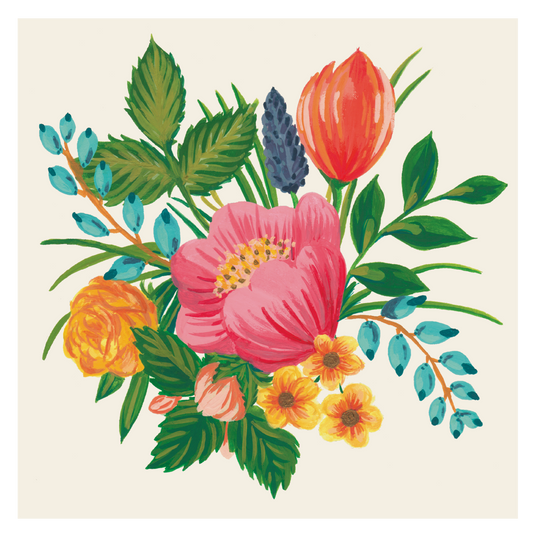 Hester & Cook Sweet Garden Cocktail Napkin - Pack of 20