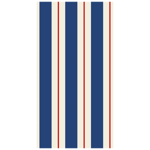 Navy & Red Awning Stripe Guest Napkin - Pack of 16