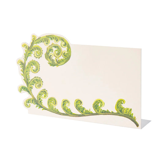 Hester and Cook Fiddlehead Fern Place Cards